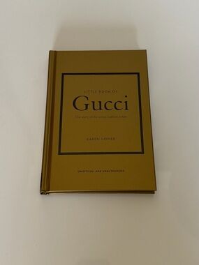 Gucci Mustard Gold Hardcover Book